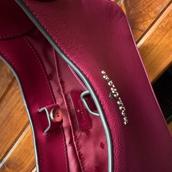 Kate Spade Burgundy hobo/Shoulder Bag - Picture 4 of 4